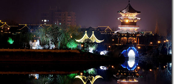 凤城河夜景